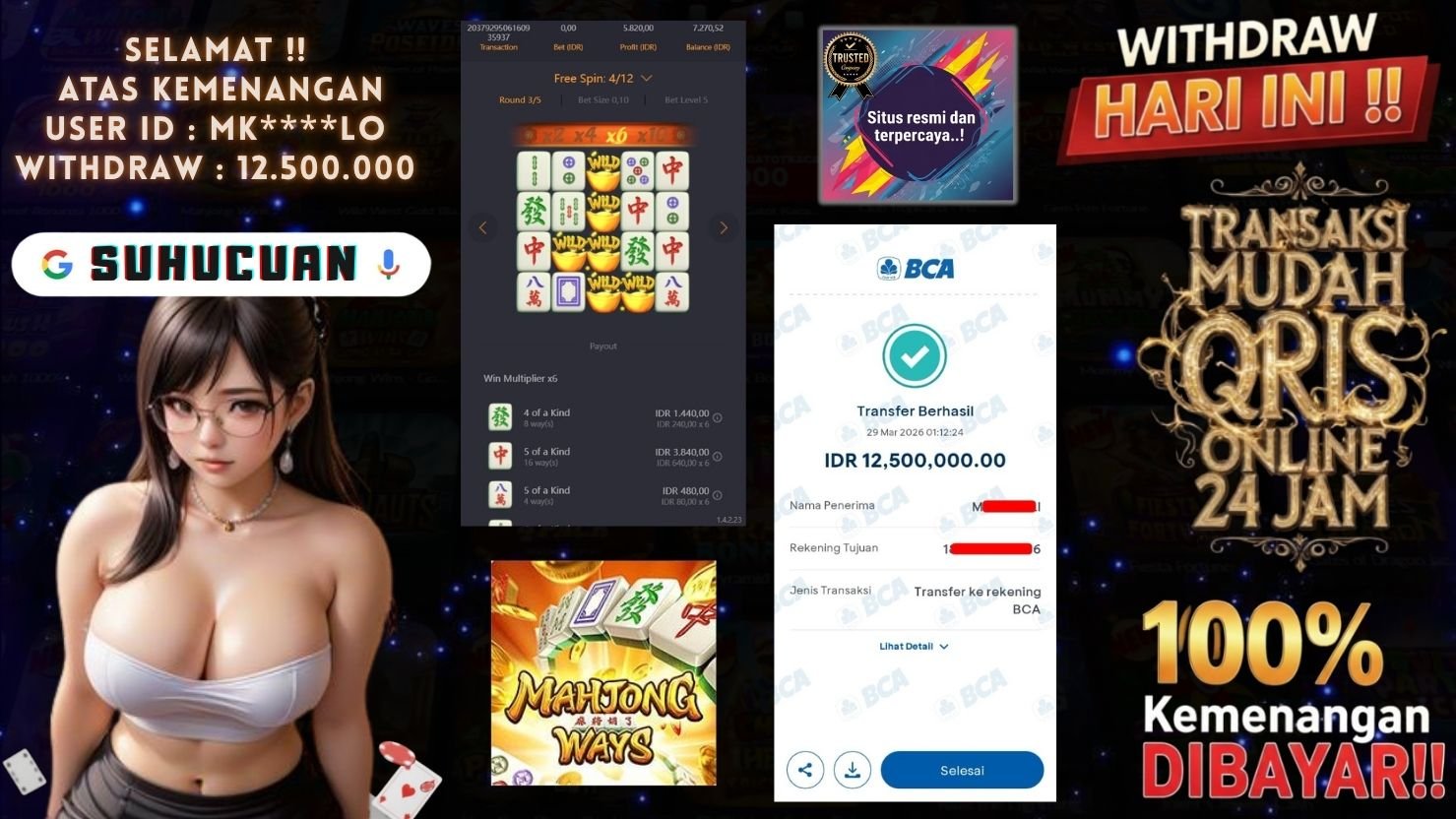 SUHUCUAN JACKPOT SLOT MAHJONG WAYS